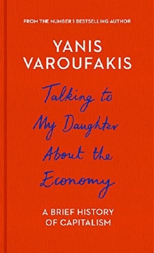 A cover photo of the book titled Talking to My Daughter About the Economy