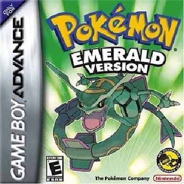 Box art for the game titled Pokémon Emerald